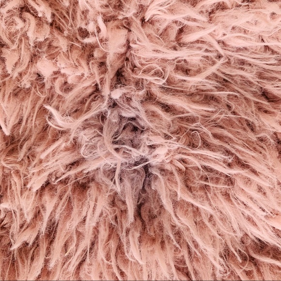 Pink faux fur shaggy jacket - Picture 6 of 6